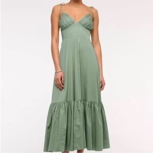 Abercrombie Tie- Strap Tiered Maxi Dress